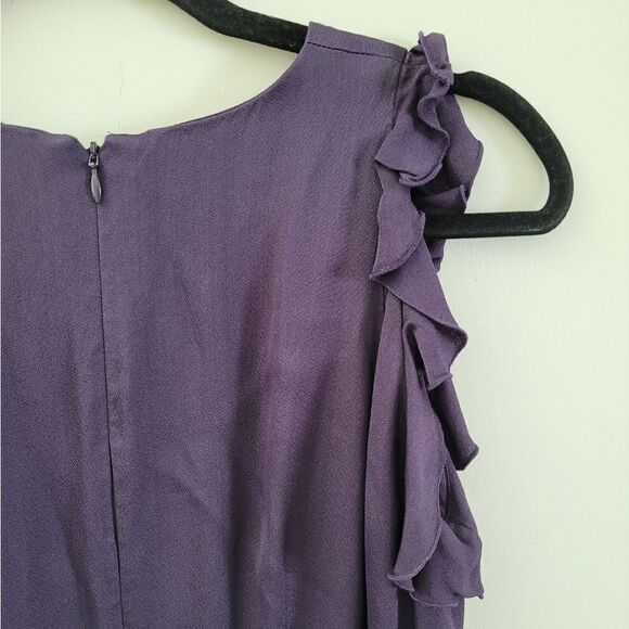 Club Monaco plum dress with cut-out sleeves Size 00 - Picture 13 of 16